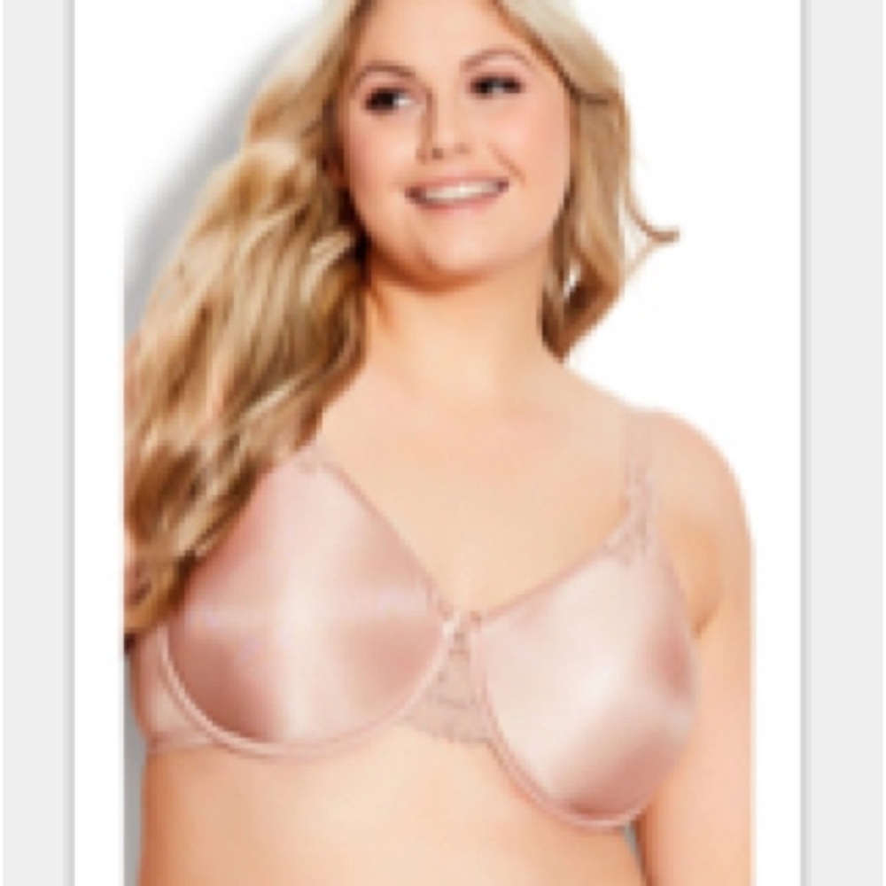 Avenue Tan Full Coverage Bra with Seamless Design